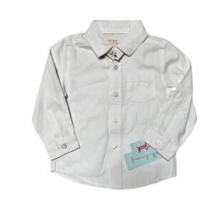 NWT Cat & Jack Oxford Button Up Shirt Size 2T